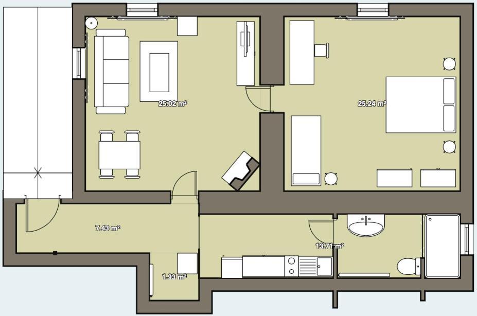 Apartman Jedlicka Telgárt 外观 照片